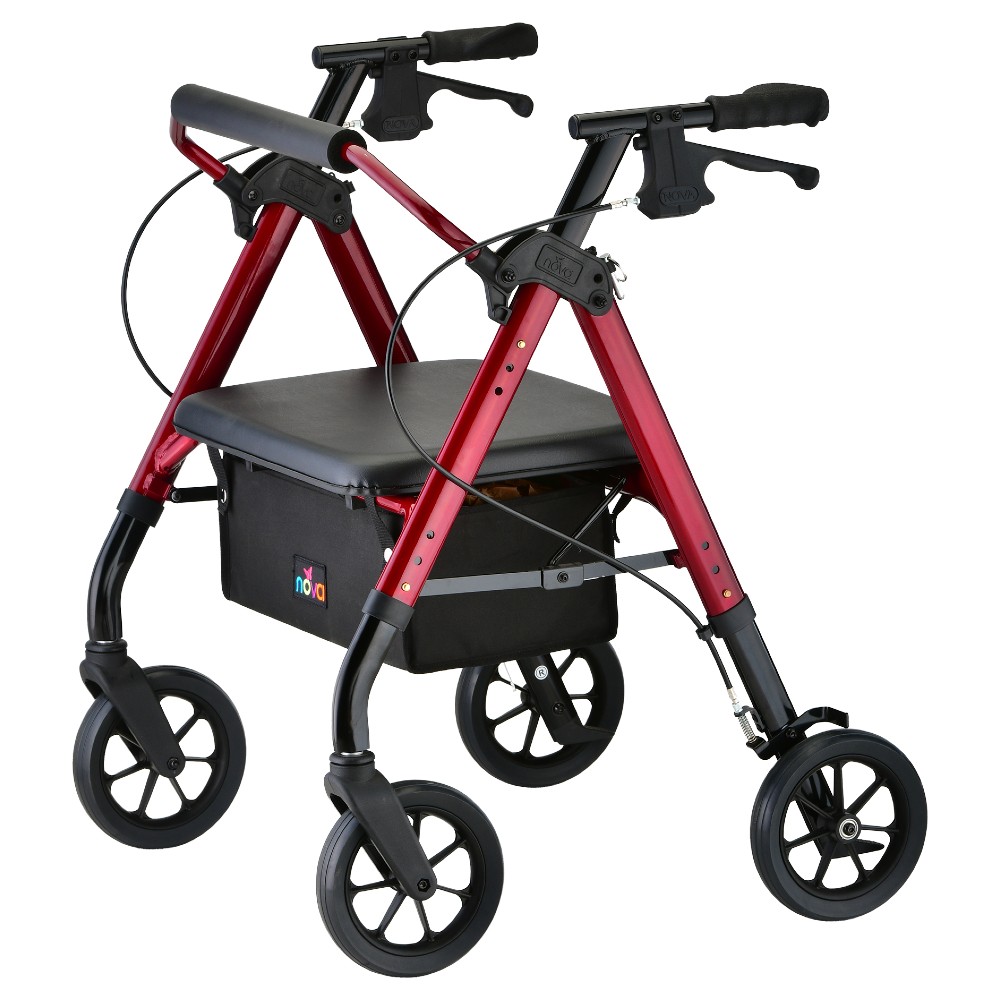 STAR HD PETITE ROLLATOR RED